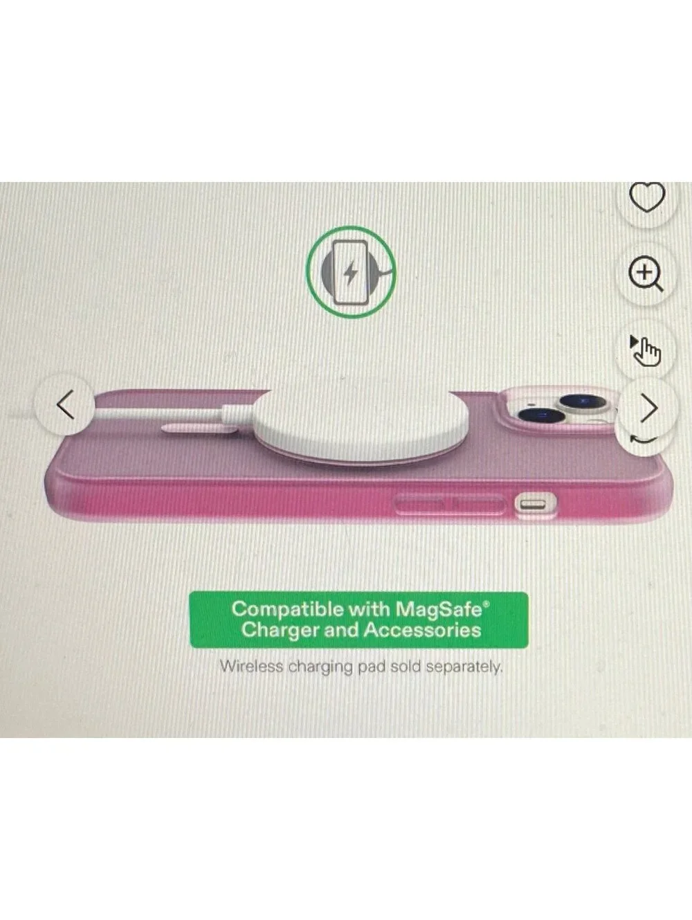 Onn Case for iPhone 16e/15/14/13 Frosted Pink
